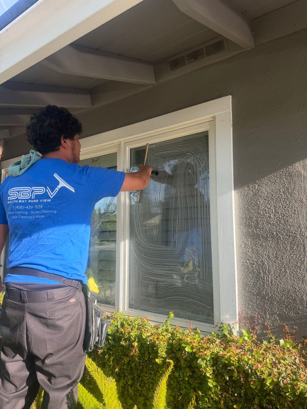 Project Exterior Window and Solar Panel Cleaning in Campbell CA image